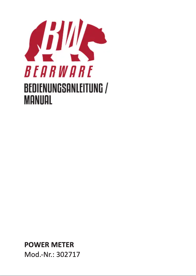 Página 1 del manual Manual de usuario Bearware 302717