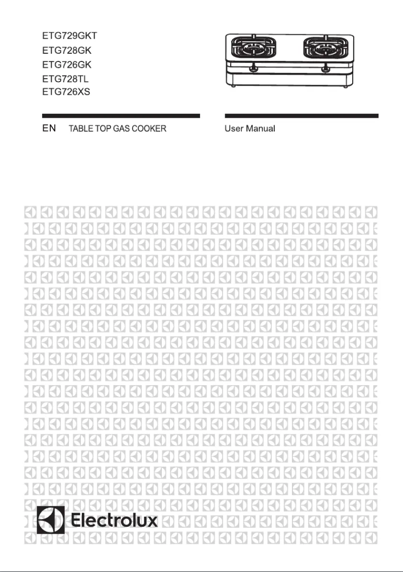 Página 1 del manual Manual de usuario Electrolux ETG726GK