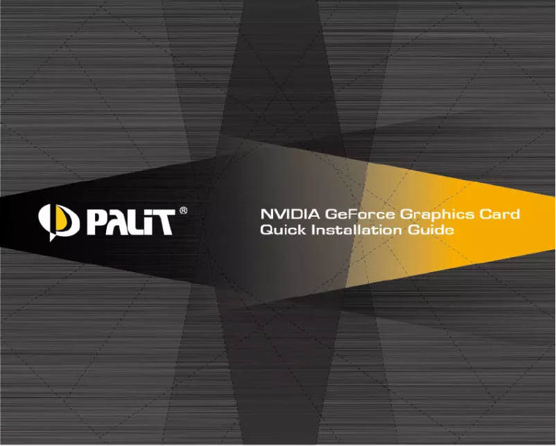 Página nº 1 - Manual de usuario Palit GeForce GT 620