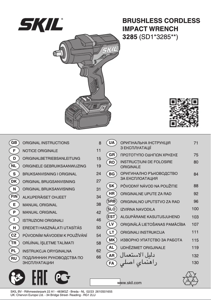 Página 1 del manual Manual de usuario Skil 3285 CA
