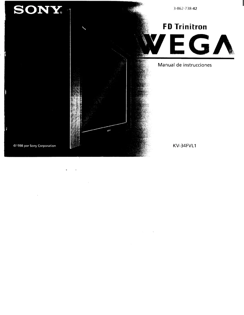 Imagen de la primera página del manual del dispositivo KV-34FVL1
