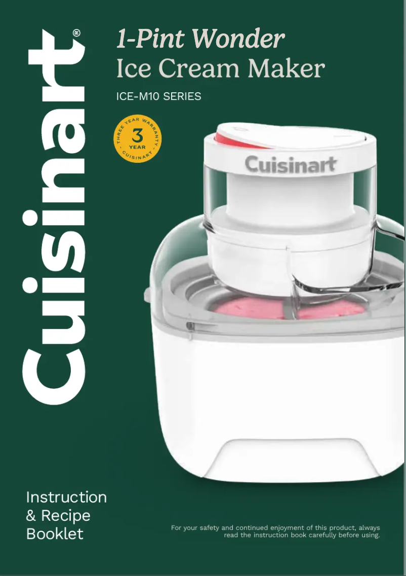 Imagen de la primera página del manual del dispositivo 1 Pint Wonder ICE-M10