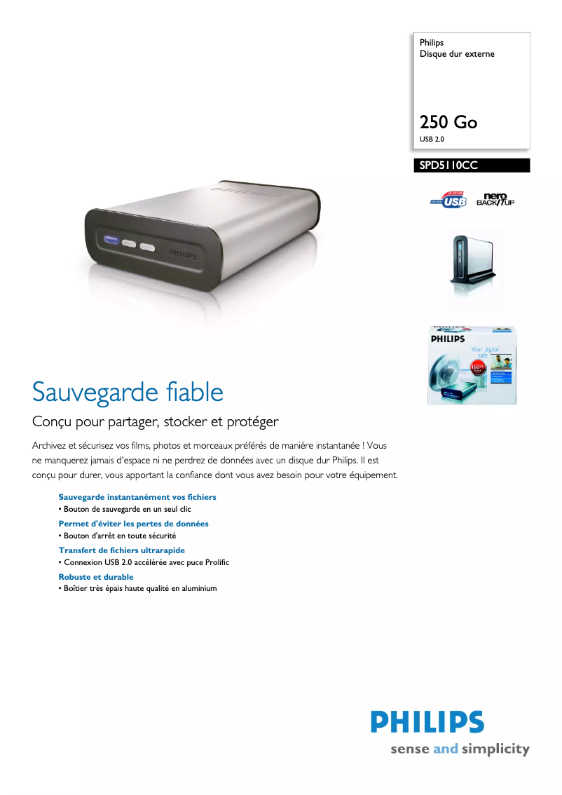 Imagen de la primera página del manual del dispositivo SPD5110CC