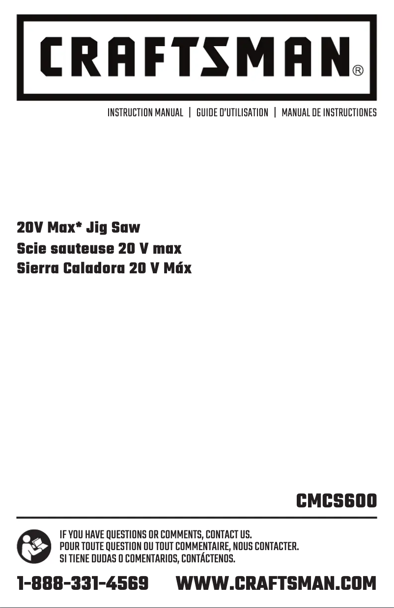 Imagen de la primera página del manual del dispositivo CMCS600B