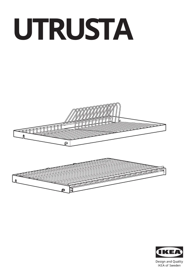 Página 1 del manual Manual de usuario Ikea UTRUSTA 202.046.14