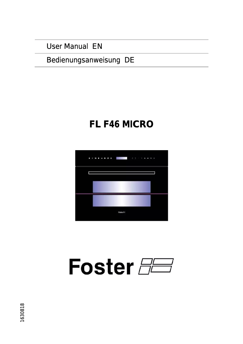 Página 1 del manual Manual de usuario Foster FL F46 MICRO