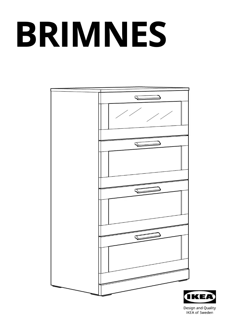 Imagen de la primera página del manual del dispositivo BRIMNES 705.742.45