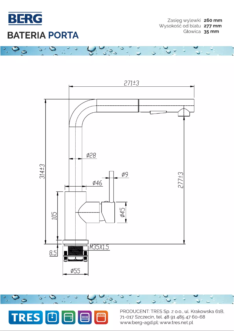 Imagen de la primera página del manual del dispositivo Porta