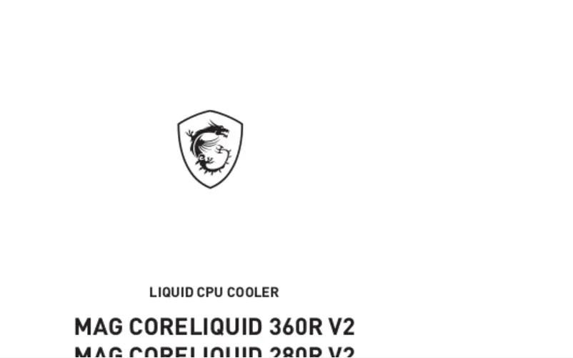 Imagen de la primera página del manual del dispositivo MAG CoreLiquid 240R V2