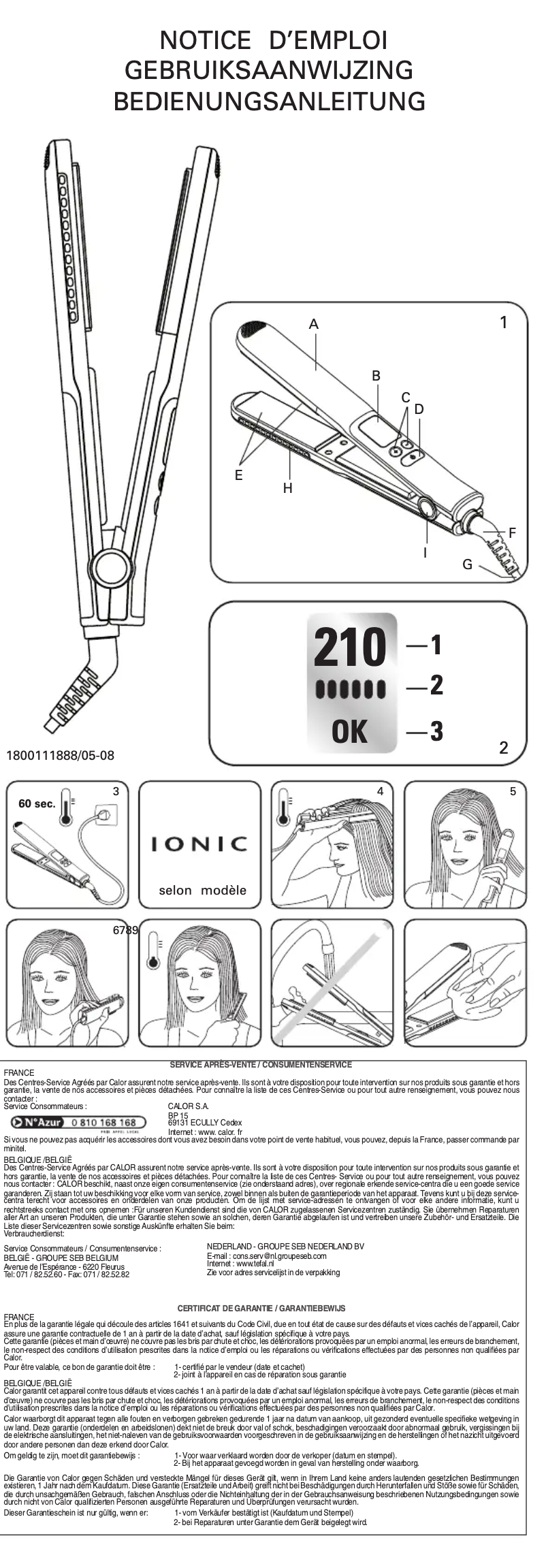 Página 1 del manual Manual de usuario Rowenta CF7150 Attitude Digital