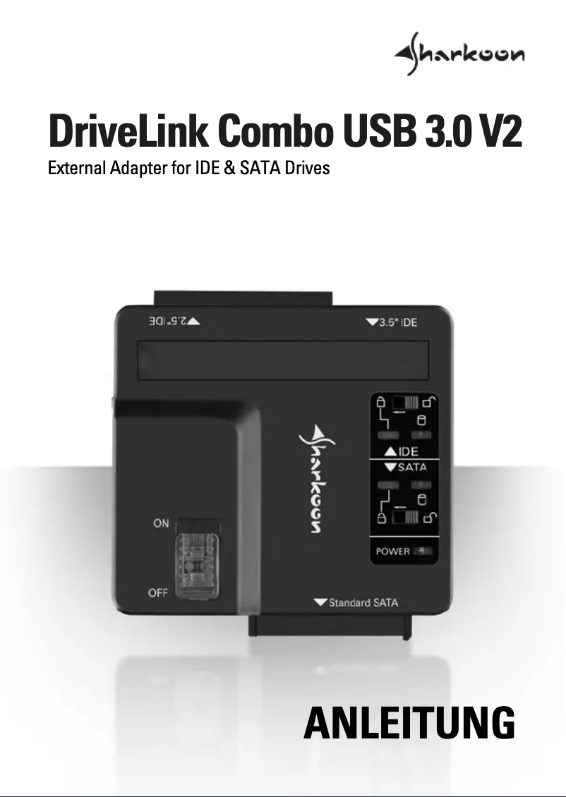 Imagen de la primera página del manual del dispositivo DriveLink Combo USB 3.0 V2