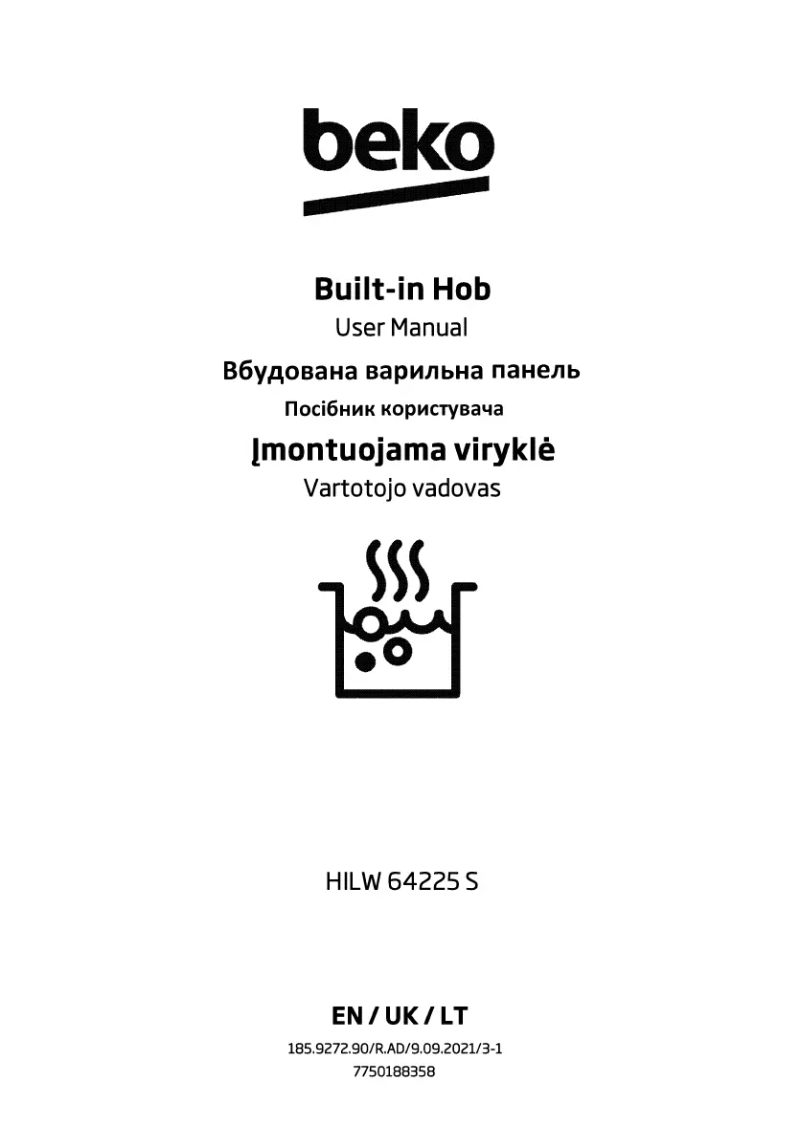 Imagen de la primera página del manual del dispositivo HILW 64225 S