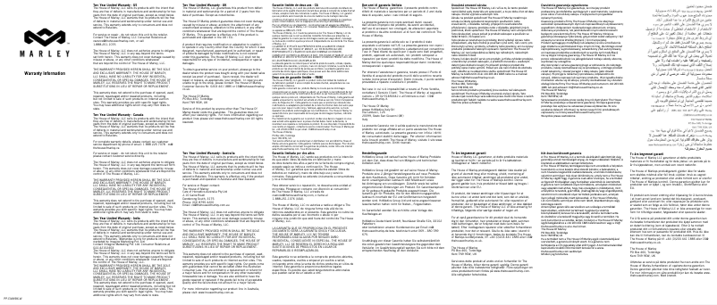 Imagen de la primera página del manual del dispositivo Bag of Riddim BT