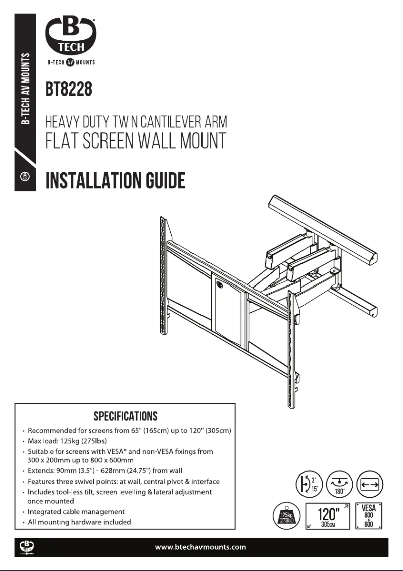Página nº 1 - Manual de usuario B-Tech BT8228