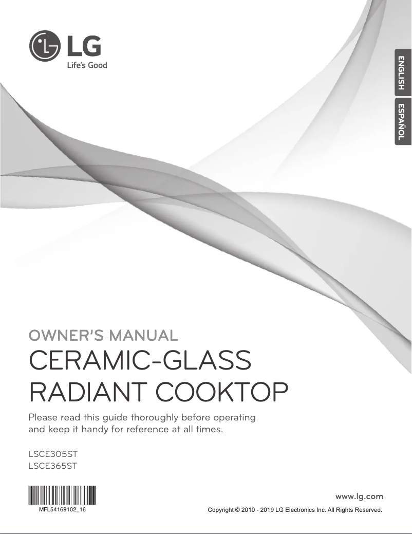 Imagen de la primera página del manual del dispositivo LSCE365ST