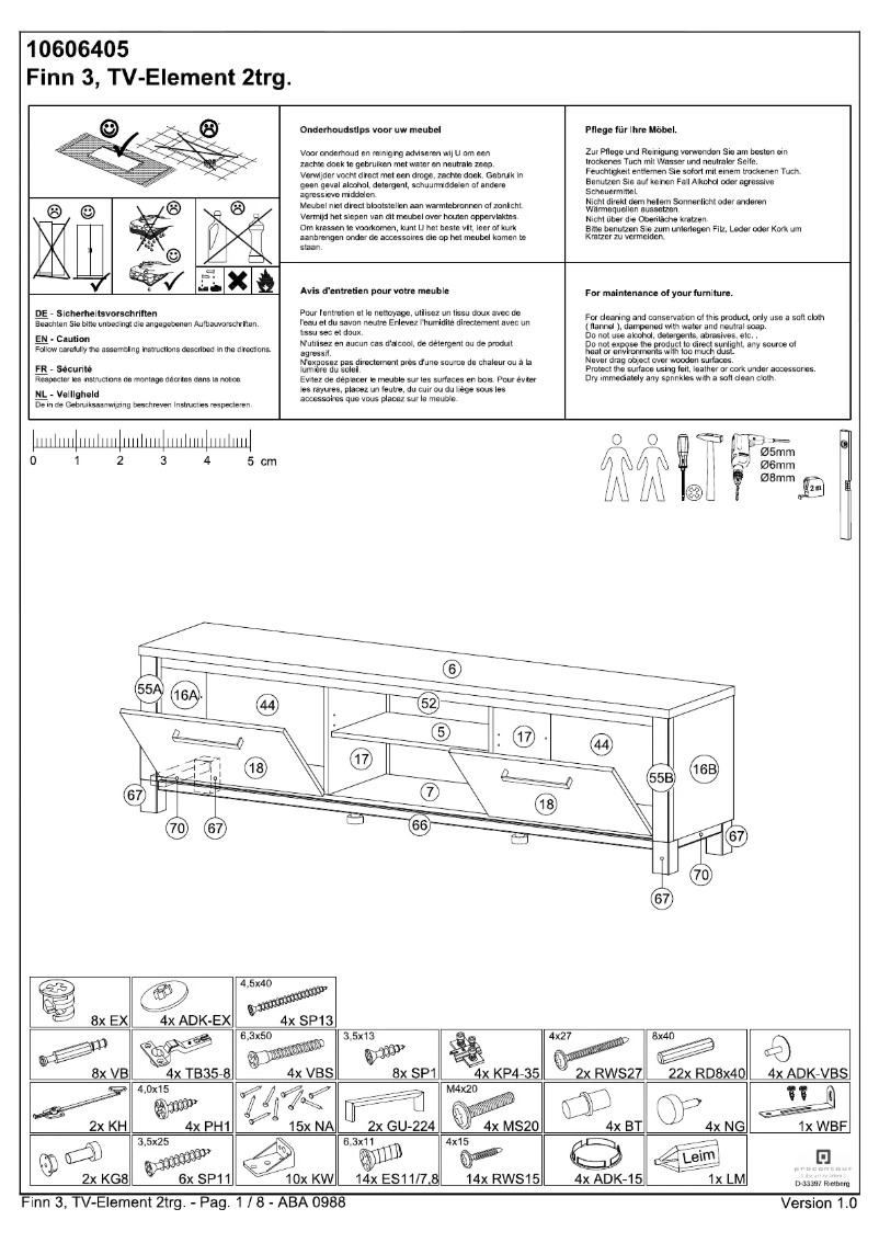 Página 1 del manual Manual de usuario Leen Bakker Finn 3