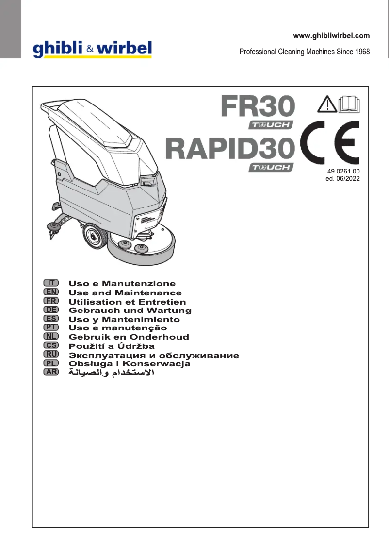 Imagen de la primera página del manual del dispositivo FR 30 D 50 TOUCH
