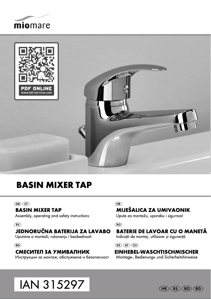 Imagen de la primera página del manual del dispositivo IAN 315297