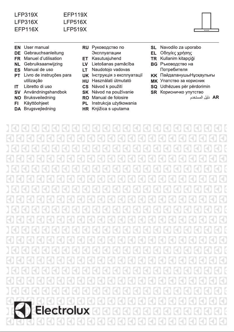 Página 1 del manual Manual de usuario Electrolux EFP116X