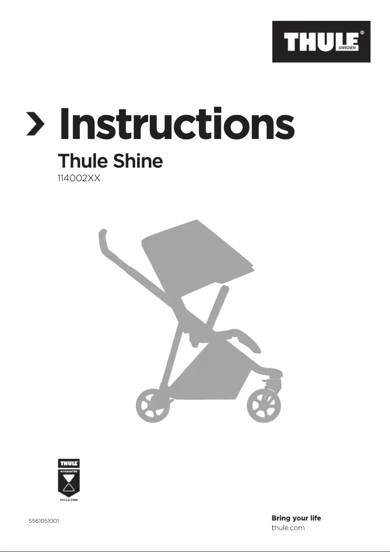 Página 1 del manual Manual de usuario Thule Shine