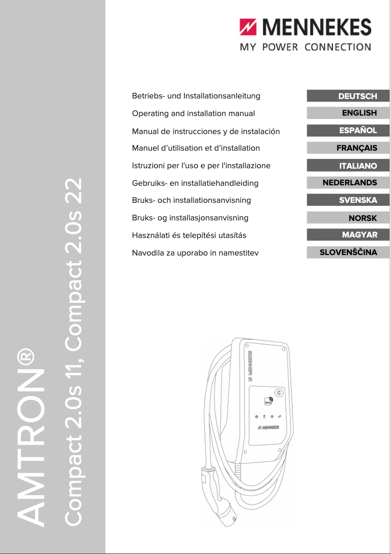 Imagen de la primera página del manual del dispositivo AMTRON Compact 2.0S 11