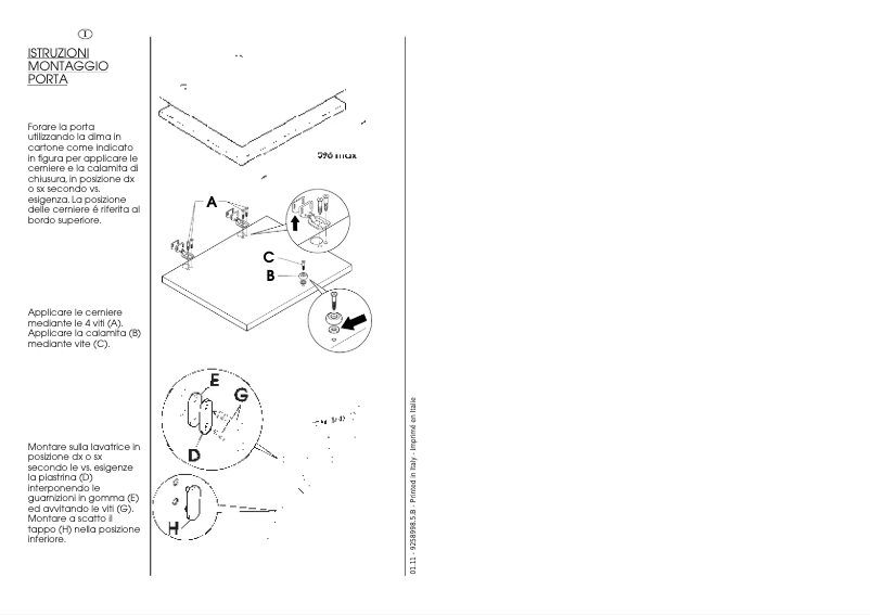 Página 1 del manual Manual de usuario Candy LBICW101TRHC
