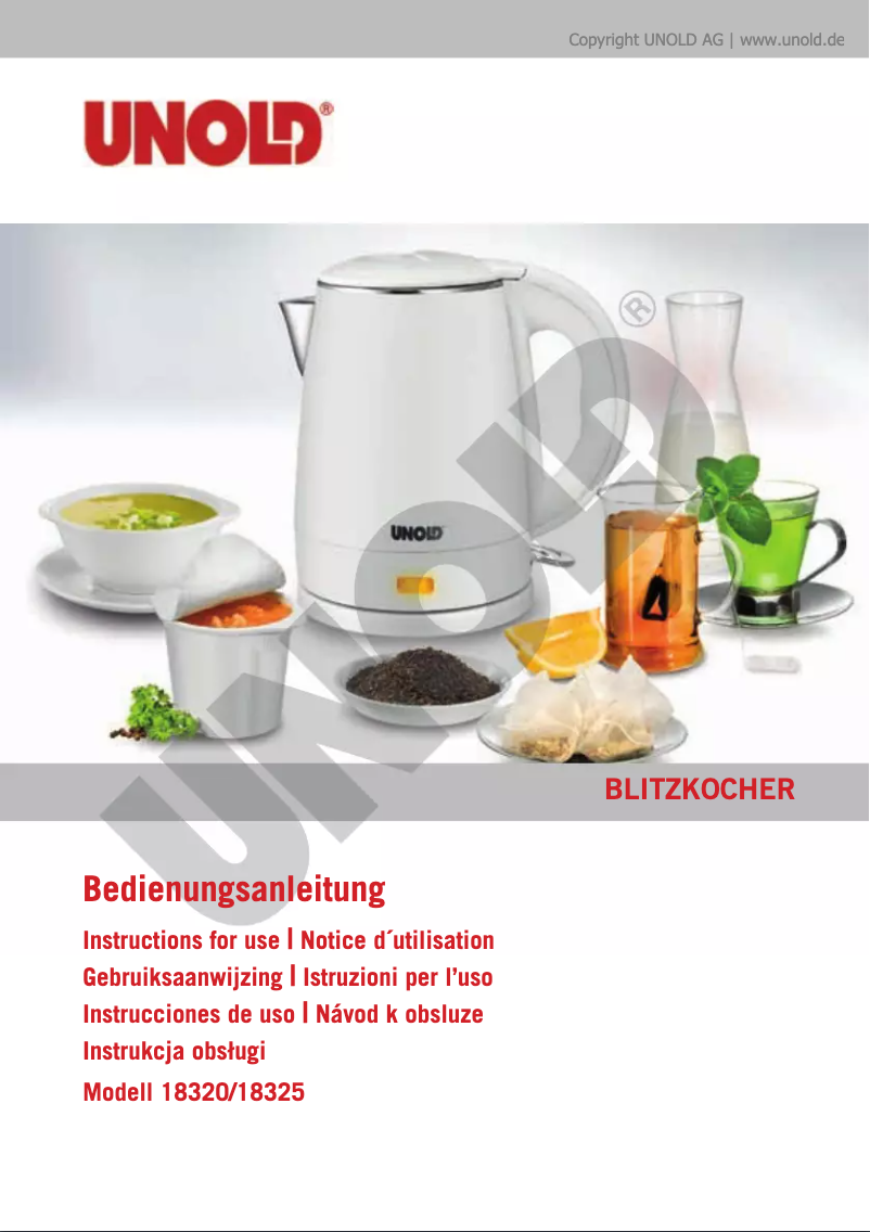 Imagen de la primera página del manual del dispositivo black 18325