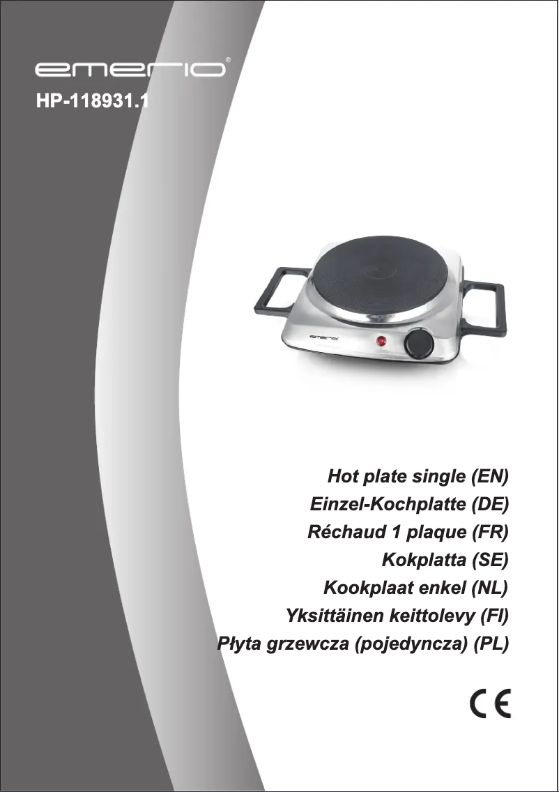 Página 1 del manual Manual de usuario Emerio HP-118931.1
