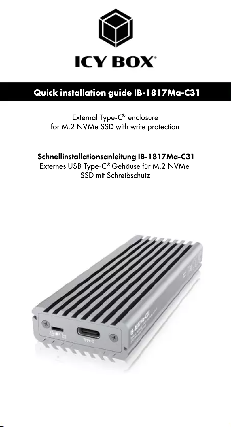Imagen de la primera página del manual del dispositivo IB-1817MA-C31