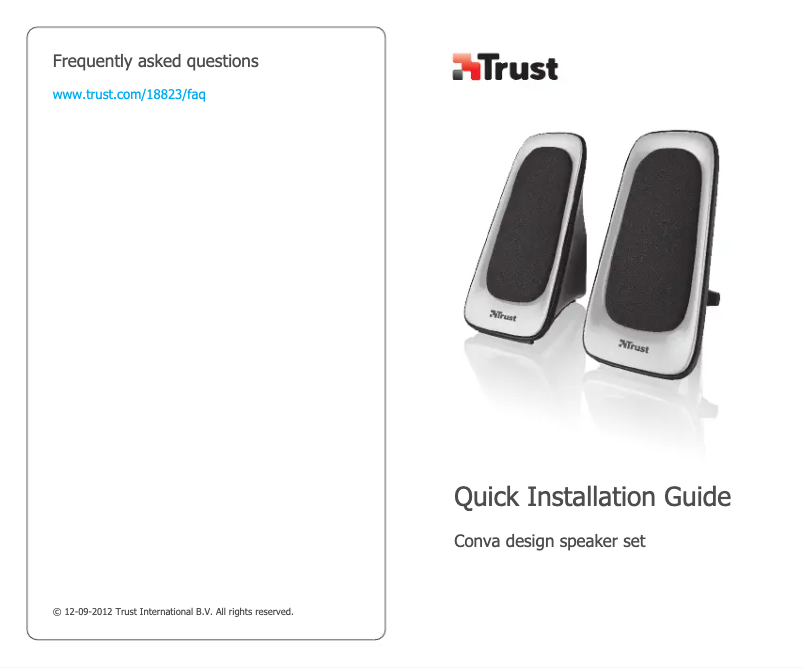 Imagen de la primera página del manual del dispositivo Conva