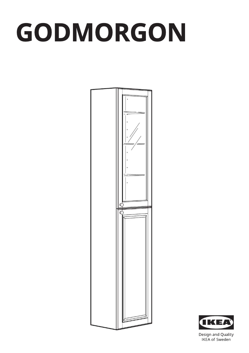 Imagen de la primera página del manual del dispositivo GODMORGON 803.922.78