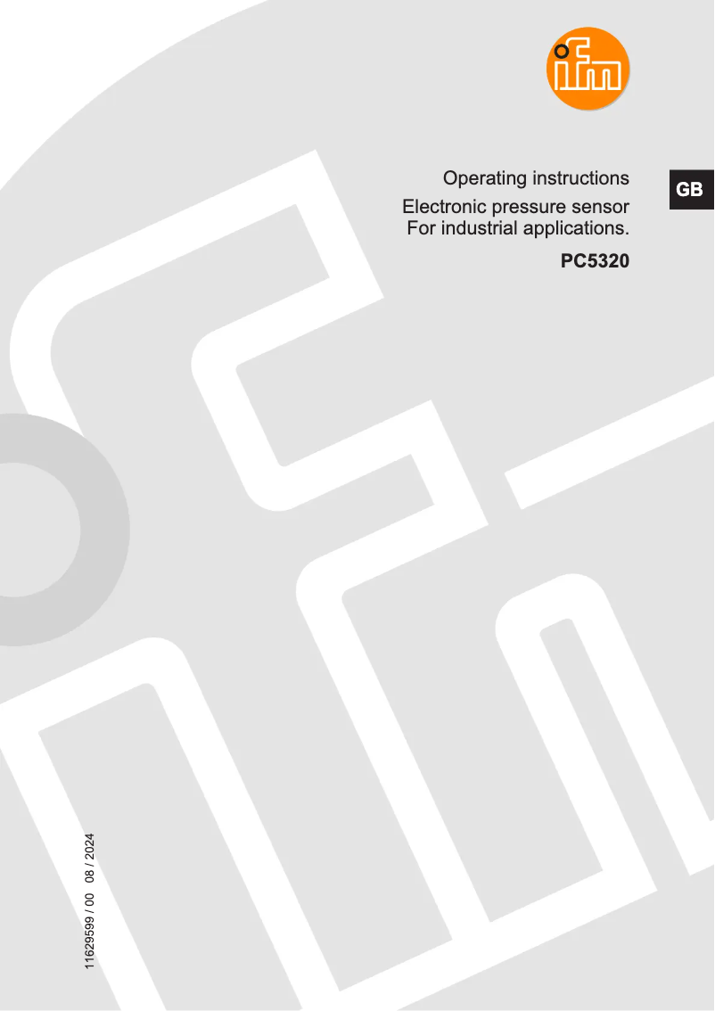 Imagen de la primera página del manual del dispositivo PC5320