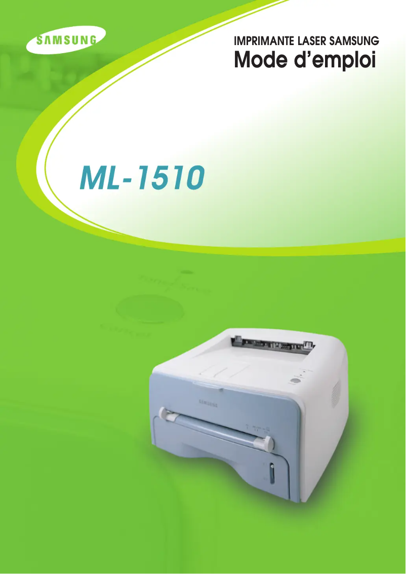 Imagen de la primera página del manual del dispositivo ML-1510