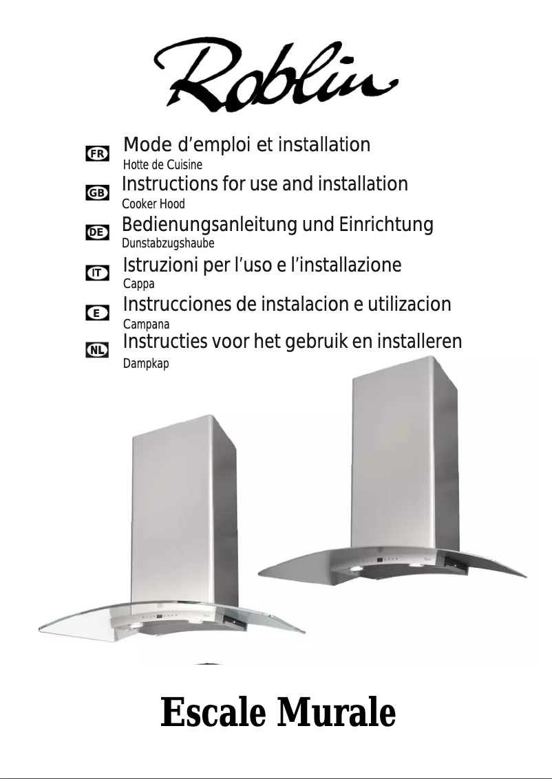 Imagen de la primera página del manual del dispositivo Escale
