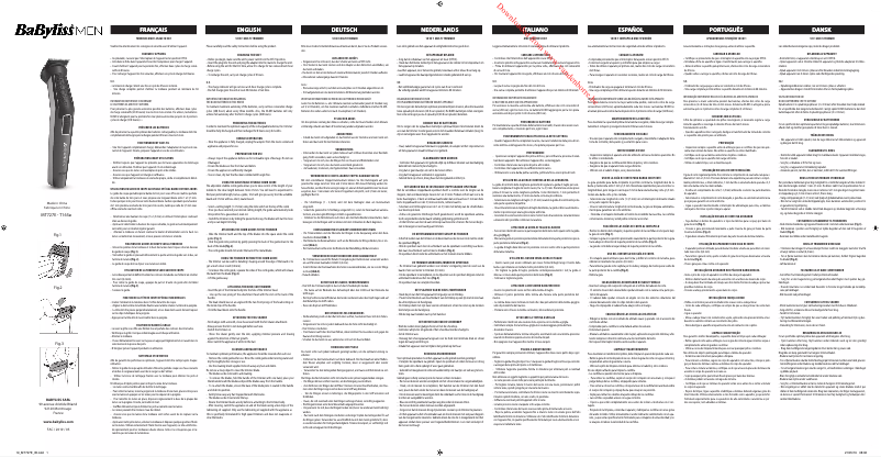 Imagen de la primera página del manual del dispositivo MT728E