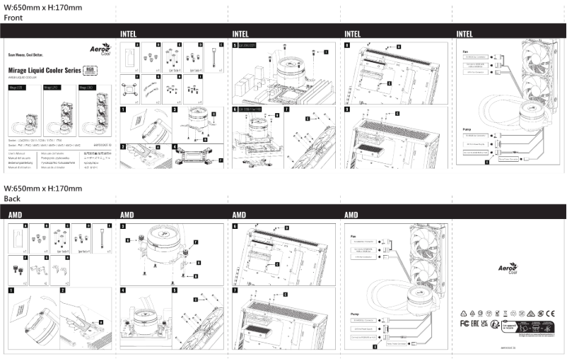 Página 1 del manual Manual de usuario AeroCool Mirage L120