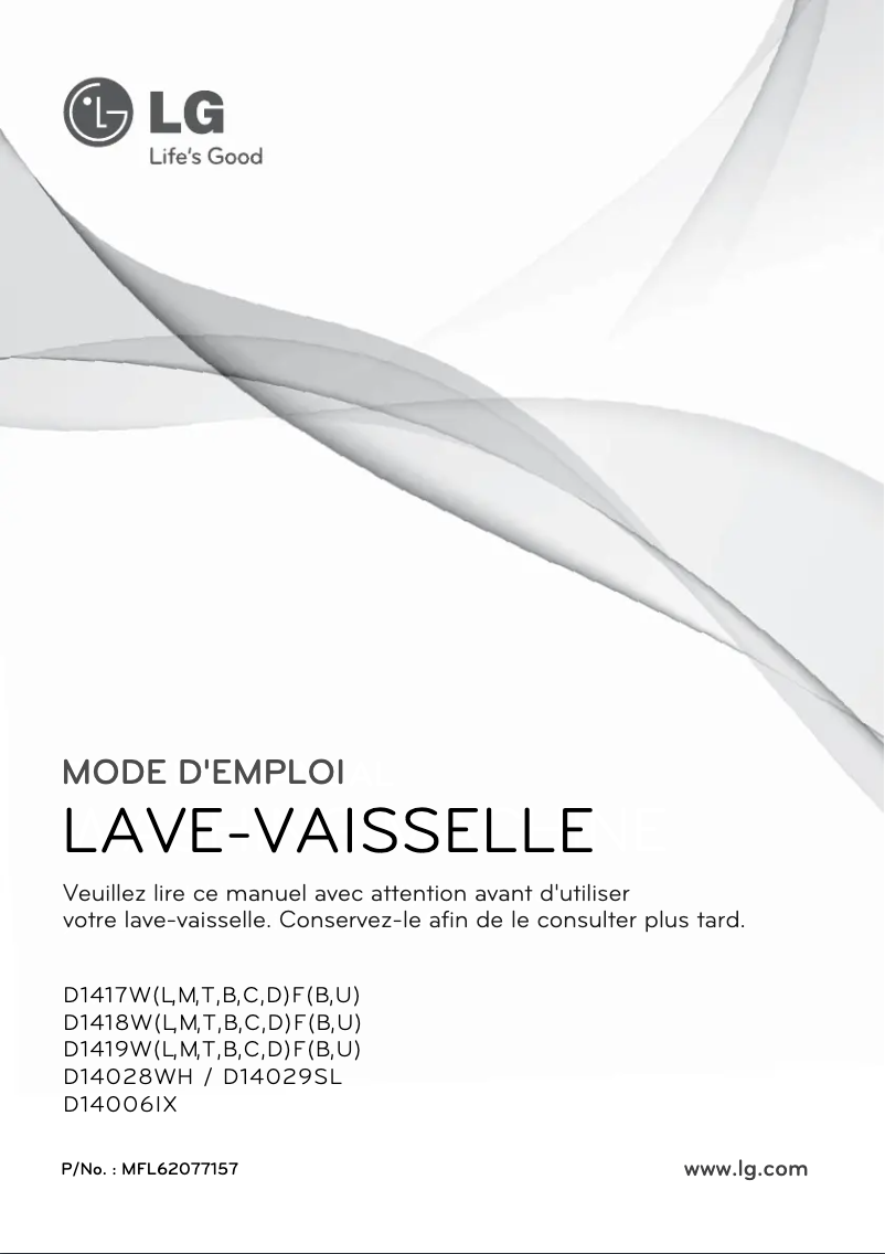 Imagen de la primera página del manual del dispositivo D1419LFB