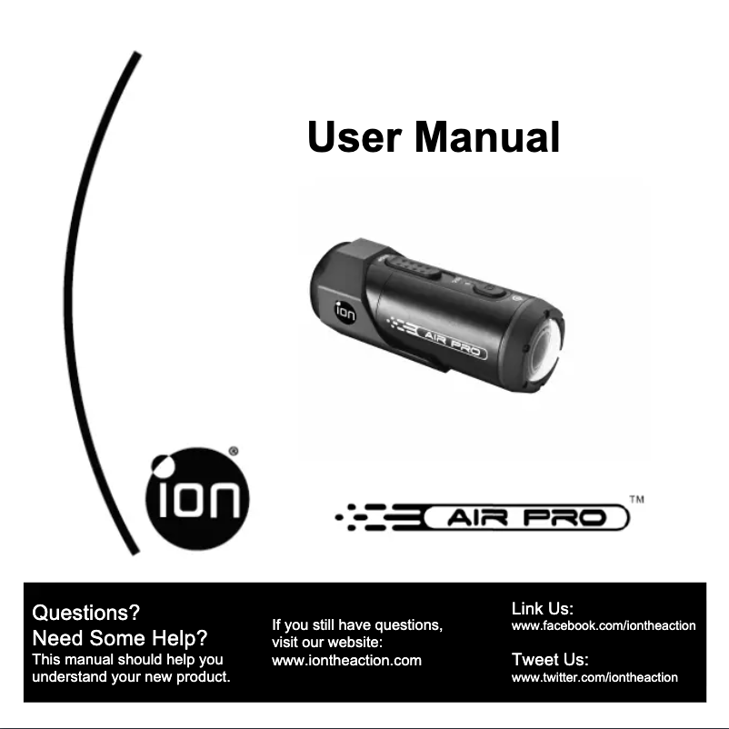 Imagen de la primera página del manual del dispositivo Air Pro