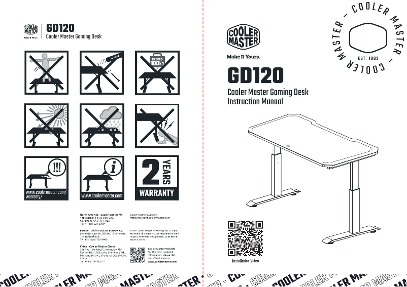 Página 1 del manual Manual de usuario Cooler Master GD120