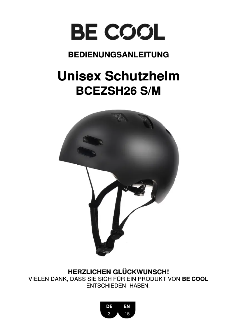 Imagen de la primera página del manual del dispositivo BCEZSH26