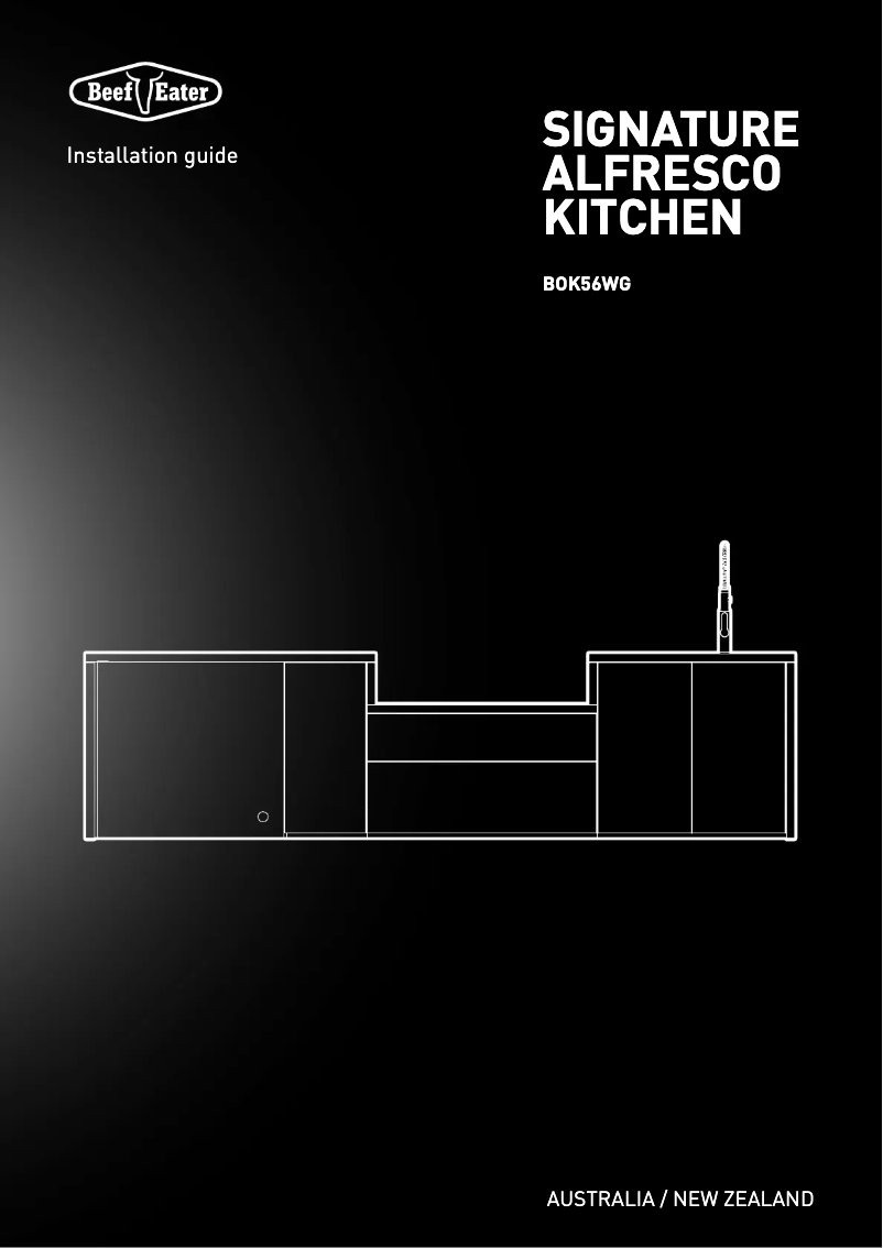 Página 1 del manual Manual de usuario BeefEater Signature BOK56WG