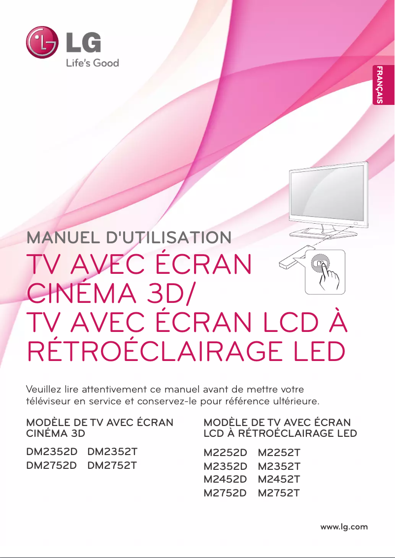 Imagen de la primera página del manual del dispositivo M2452D