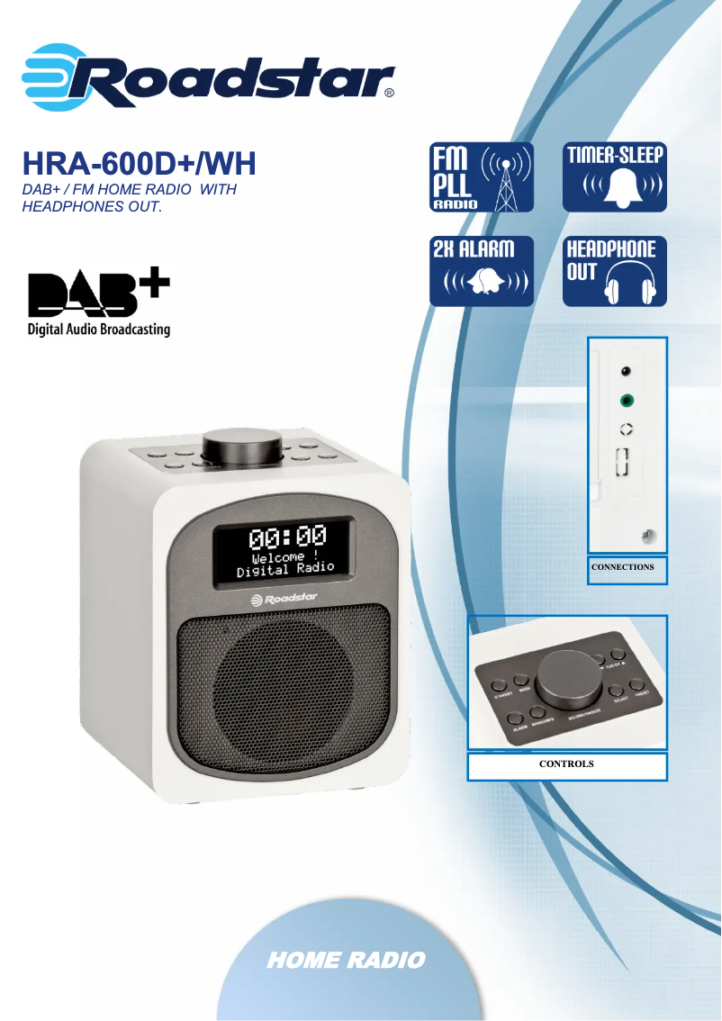 Página 1 del manual Ficha técnica Roadstar HRA-600D+