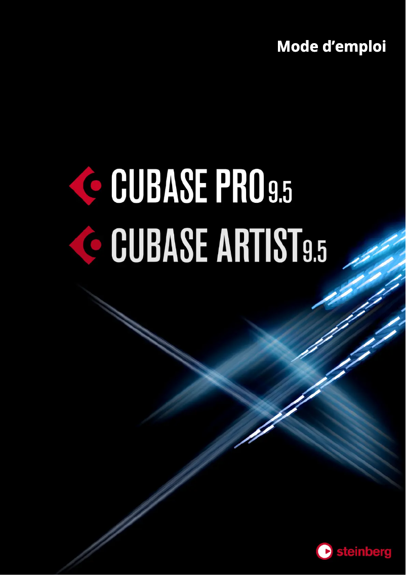 Imagen de la primera página del manual del dispositivo Cubase Pro 9.5