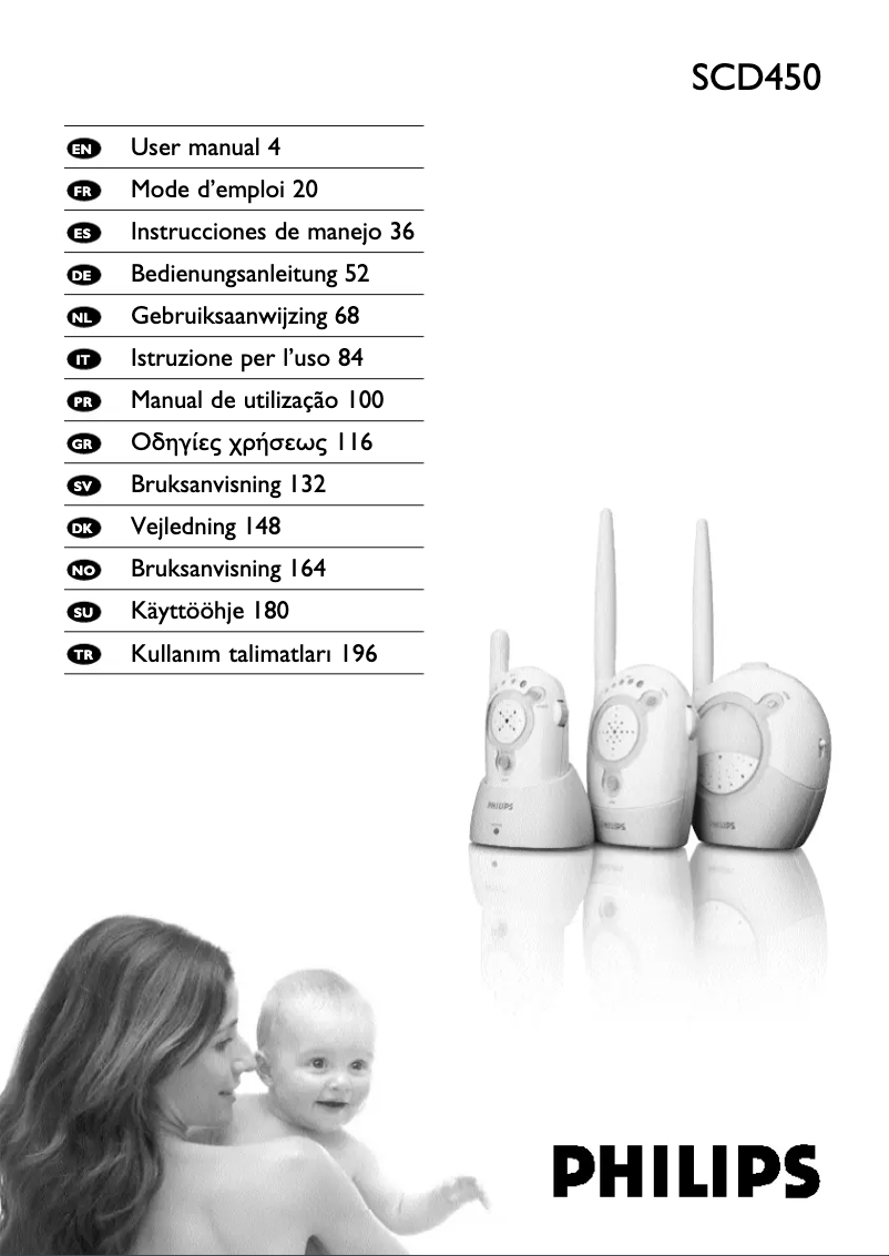 Imagen de la primera página del manual del dispositivo SCX450