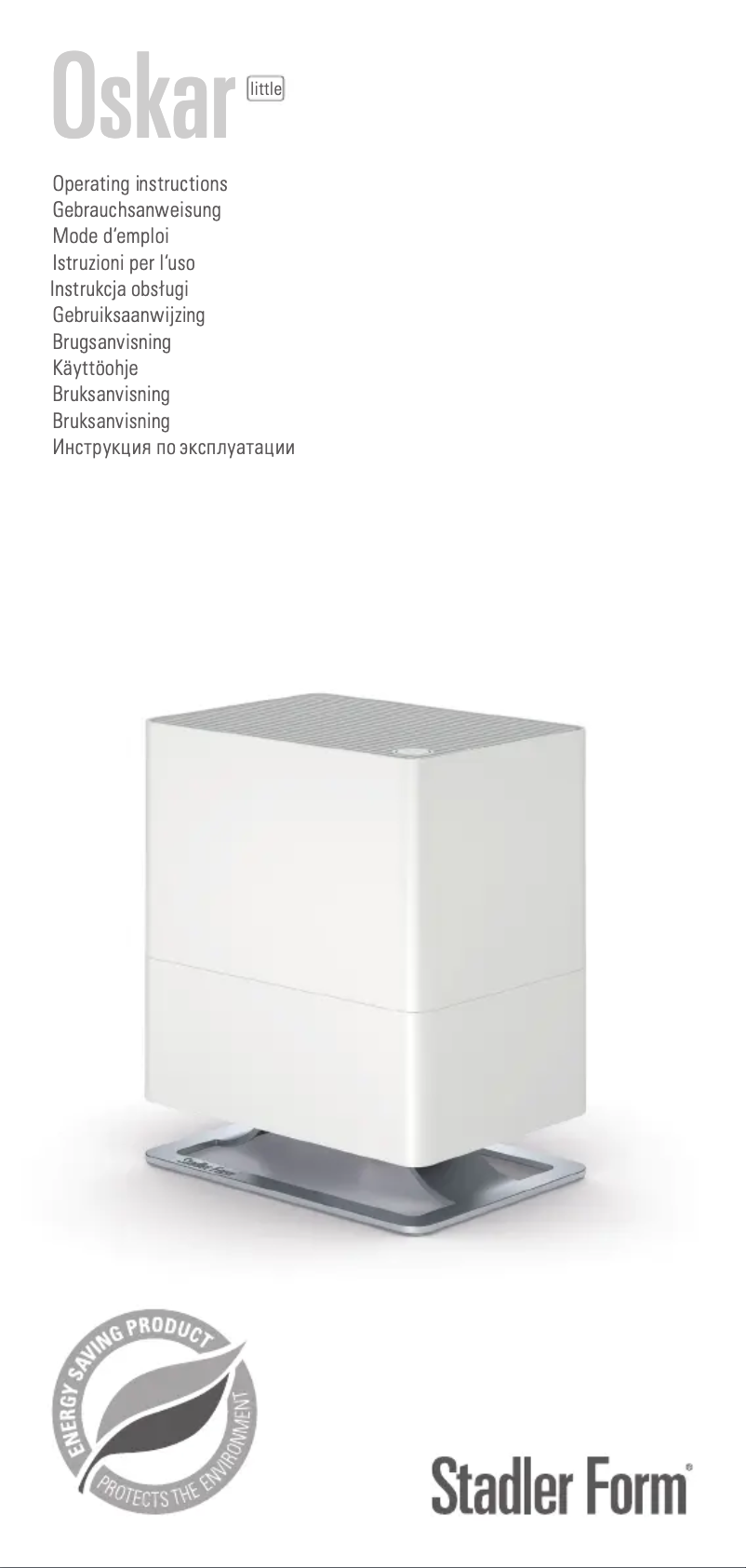 Página 1 del manual Manual de usuario Stadler Form Oskar little