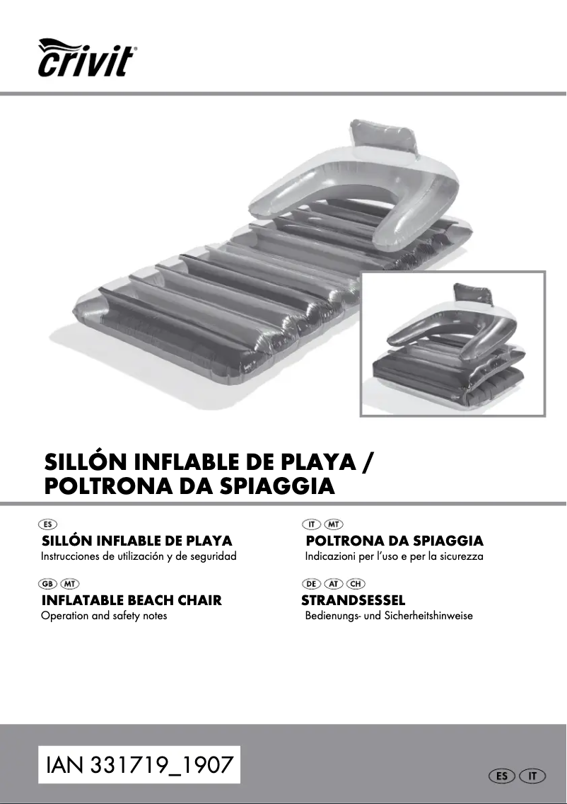 Página nº 1 - Manual de usuario Crivit IAN 331719