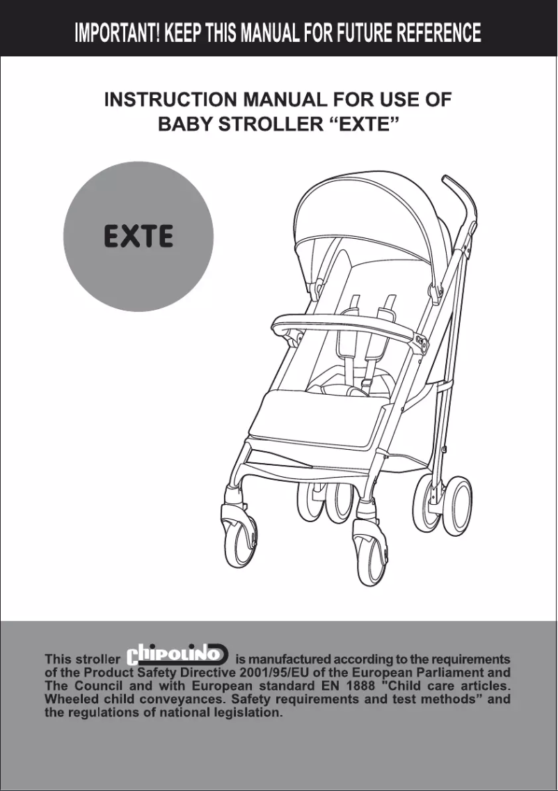 Imagen de la primera página del manual del dispositivo Exte