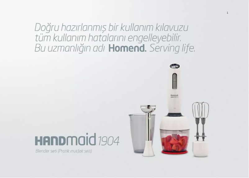 Página 1 del manual Manual de usuario Homend Handmaid