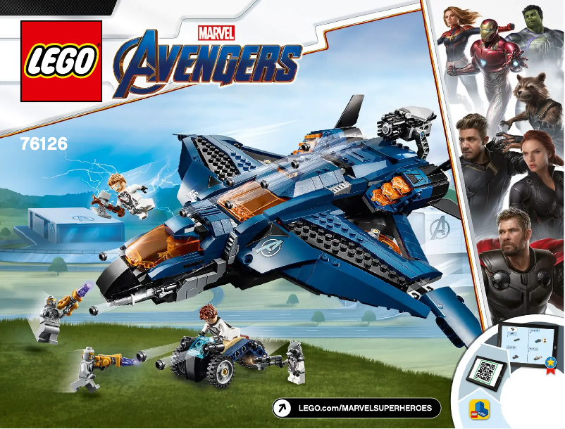 Página 1 del manual Manual de usuario Lego Marvel Super Heroes 76126